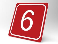 placute de protectie rosu 6